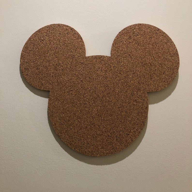 Mickey Mouse-Inspired Cork Pin Board – Planet Fan Cave