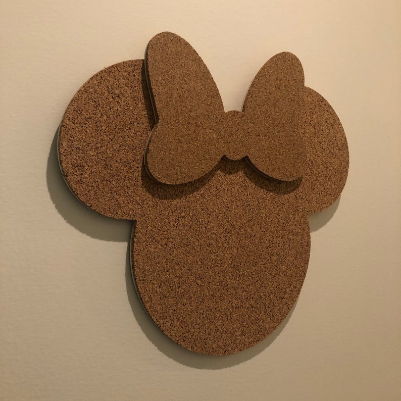 Minnie Mouse-Inspired Cork Pin Board – Planet Fan Cave