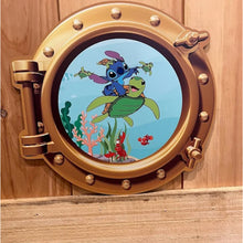 Load image into Gallery viewer, Porthole Window Character Decor | Any Door, Any Wall | 12&quot;, 14&quot;, or 18&quot;
