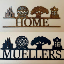 Load image into Gallery viewer, WDW Park Icons - Personalized Laser Cut Baltic Birch Wood - FREE Shipping
