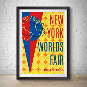 1964 - 1965 New York World's Fair Poster/Wall Print
