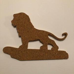 Lion King - Simba-Inspired Silhouette Profile Cork Pin Boards