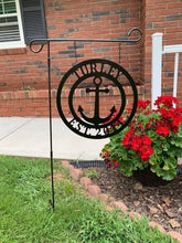 Load image into Gallery viewer, Anchor Nautical Decor - Personalized 12&quot; &amp; 14&quot; Circle - Yard/Garden
