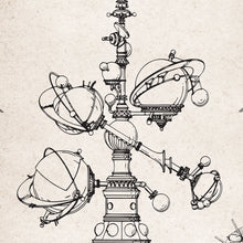 Load image into Gallery viewer, Astro Orbiter Patent Vintage Disneyland Wall Print Art
