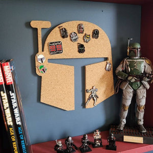 Boba Fett - Star Wars - Inspired Cork Pin Board
