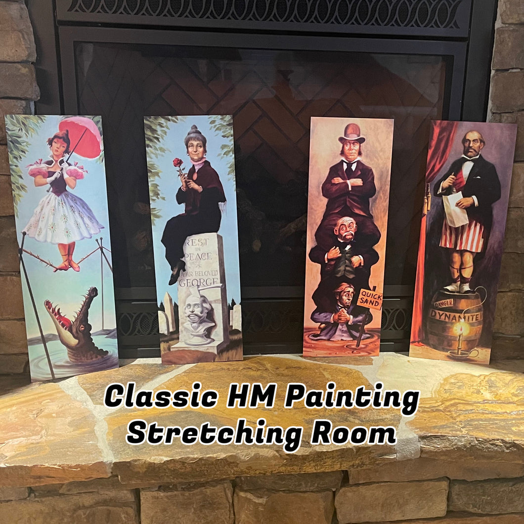 Haunted Mansion Decor - Stretching Room Signs - Disney Characters