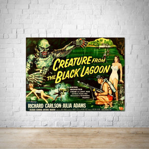 Creature from the Black Lagoon Vintage Wall Print