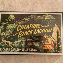 Load image into Gallery viewer, Creature from the Black Lagoon Vintage Wall Print
