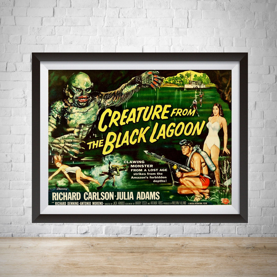 Creature from the Black Lagoon Vintage Wall Print