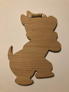 Chip & Dale-Inspired Disney Silhouette Profile Cork Pin Boards