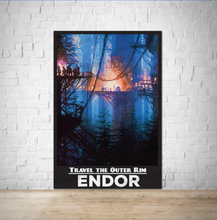 Load image into Gallery viewer, Endor Star Wars Travel Poster - Vintage Attraction Poster
