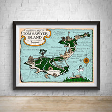 Load image into Gallery viewer, Explorer&#39;s Map of Tom Sawyer Island - Disneyland
