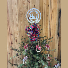 Load image into Gallery viewer, Happy Campers Personalized Christmas Tree Topper
