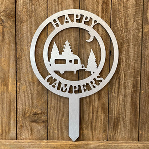 Happy Campers Personalized Christmas Tree Topper