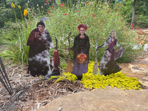 Hocus Pocus Witches - Sanderson Sisters Halloween Yard + Spooky Shadow Decor