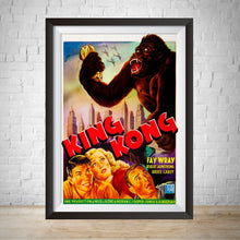 Load image into Gallery viewer, King Kong Movie Poster Print 1933 - Vintage Wall Art
