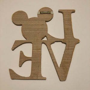 Love Mickey Mouse-Inspired Cork Pin Board
