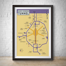 Load image into Gallery viewer, Utilidor Tunnel &amp; Park Map - Wall Print
