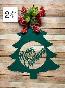 Merry Christmas Tree Decor - 24"