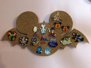 Halloween Themed Mickey-Inspired Cork Pin Board