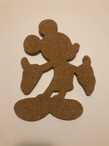 Mickey Mouse-Inspired Profile Cork Pin Boards