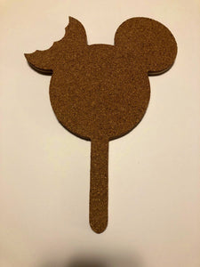 Mickey Ice Cream Bar-Inspired Cork Pin Board