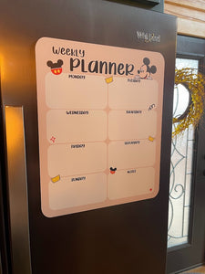 Mickey Weekly Planner or Stitch Calendar