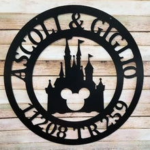 Load image into Gallery viewer, Mickey&#39;s Castle Home - 14&quot;, 18&quot; or 24&quot; Personalized Yard / Garden / Wall / Door Decor
