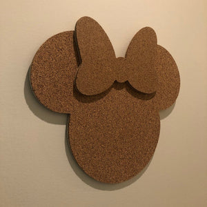 Minnie Mouse-Inspired Cork Pin Board