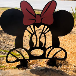 Disney Characters Peeking Yard Signs -  Garden, Flower Pot Decor  - Mother's Day Gift Ideas