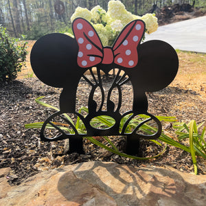 Disney Characters Peeking Yard Signs -  Garden, Flower Pot Decor  - Mother's Day Gift Ideas