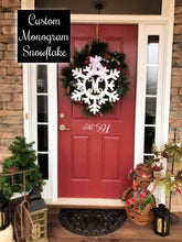 Load image into Gallery viewer, Large 24&quot; Snowflake Monogram Decor
