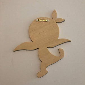 Orange Bird-Inspired Cork Pin Board - 14"