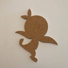 Load image into Gallery viewer, Orange Bird-Inspired Cork Pin Board - 14&quot;
