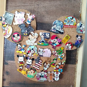 Disney Pin Board Display!  Disney room decor, Disney pin display