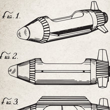 Load image into Gallery viewer, Rocket Jets Patent Vintage Wall Print Art
