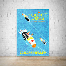 Load image into Gallery viewer, Rocket Jets Tomorrowland - Vintage Poster
