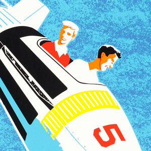 Rocket Jets Tomorrowland - Vintage Poster