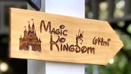Your Miles to The Magic Kingdom Personalized Sign - SPECIAL EDITION