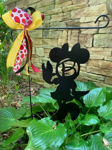 Miss Mouse - Custom-Inspired Initial MONOGRAM Yard/Garden Flag
