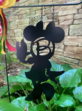 Load image into Gallery viewer, Miss Mouse - Custom-Inspired Initial MONOGRAM Yard/Garden Flag
