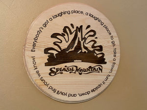 Splash Mountain Commemorative Plaque