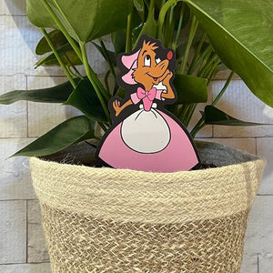 Cinderella Mice  - Disney Garden, Landscaping, or Potted Plant Decor - Jaq, Gus, Suzy