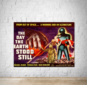 The Day the Earth Stood Still 1951 - Retro Movie Poster