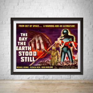 The Day the Earth Stood Still 1951 - Retro Movie Poster