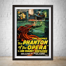 Load image into Gallery viewer, The Phantom of the Opera 1925 Vintage Wall Art Movie Poster
