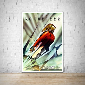 1991 - The Rocketeer Disney Movie Poster - Vintage Wall Art