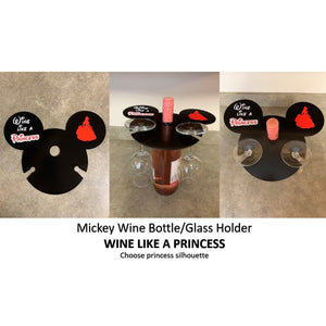 Your Mouse - Custom-Inspired Wine Bottle/Glass Holder
