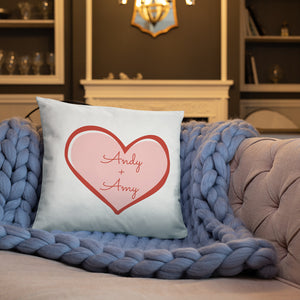 Personalized Valentine's Day Love Pillow