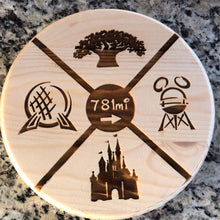 Load image into Gallery viewer, Your Mileage to WDW Plaque
